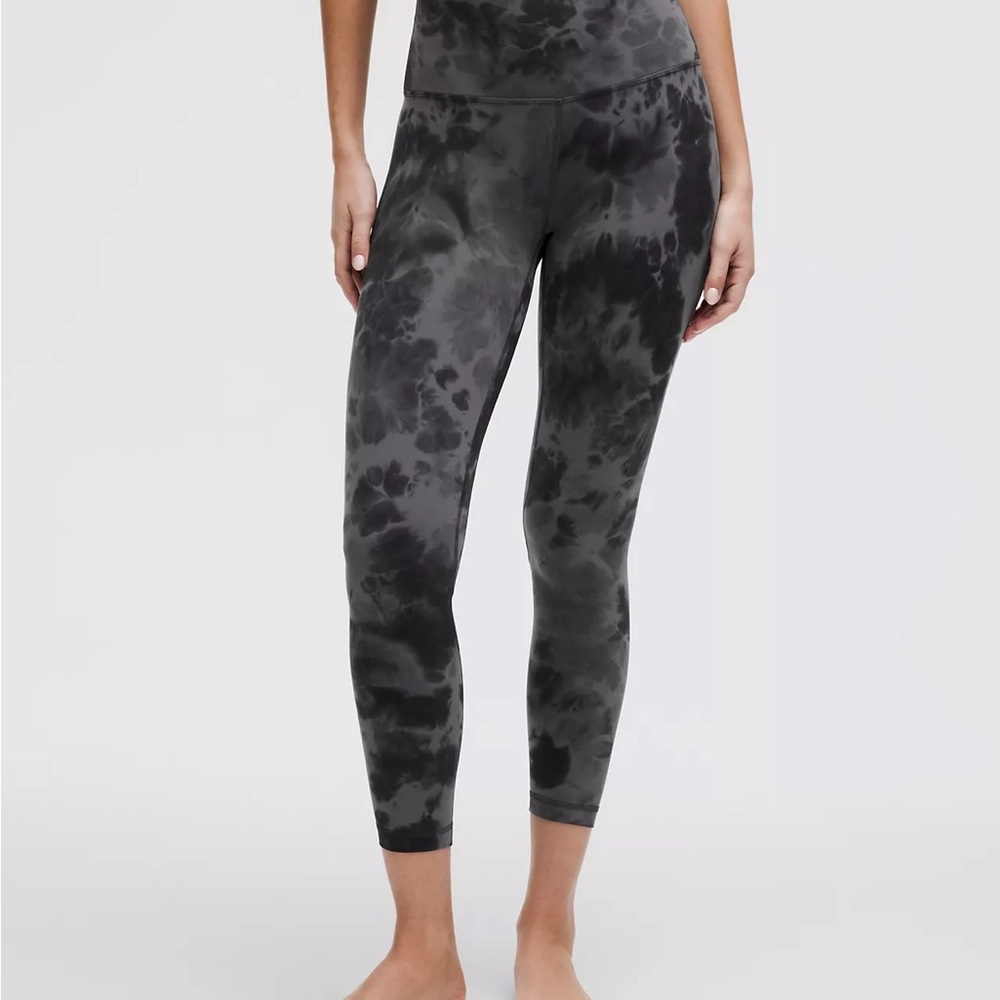 Lululemon Athletica Black and Gray Leggings High-Waist Performance